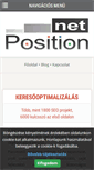 Mobile Screenshot of net-position.hu